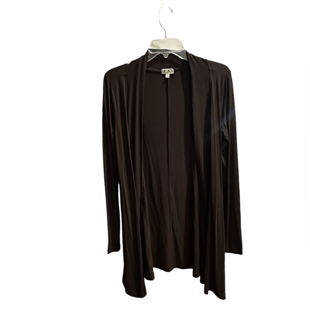 14th & union long sleeve open front cardigan NWT